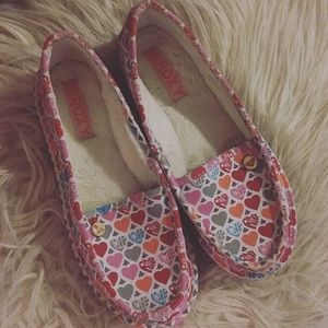 NWOT Roxy Sherpa Slip On Loafers